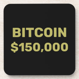 ビットコイン15万ドル到達のお祝い コースター