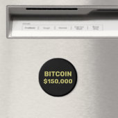 ビットコイン15万ドル到達のお祝い マグネット (インサイチュ (食洗機))