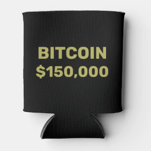 ビットコイン15万ドル到達のお祝い 缶クーラー