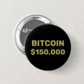 ビットコイン15万ドル到達のお祝い 缶バッジ (正面&裏面)
