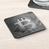 ビットコイン16 コースター (左側)