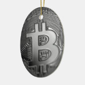 ビットコイン16 セラミックオーナメント (左)
