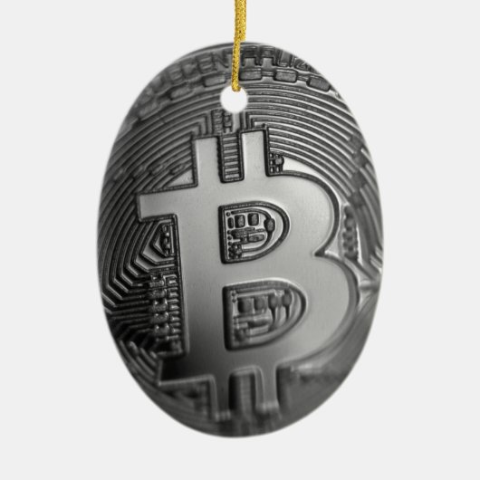 ビットコイン16 セラミックオーナメント (正面)