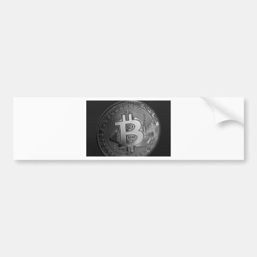 ビットコイン16 バンパーステッカー (正面)