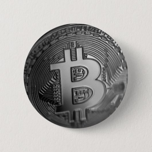 ビットコイン16 缶バッジ (正面)