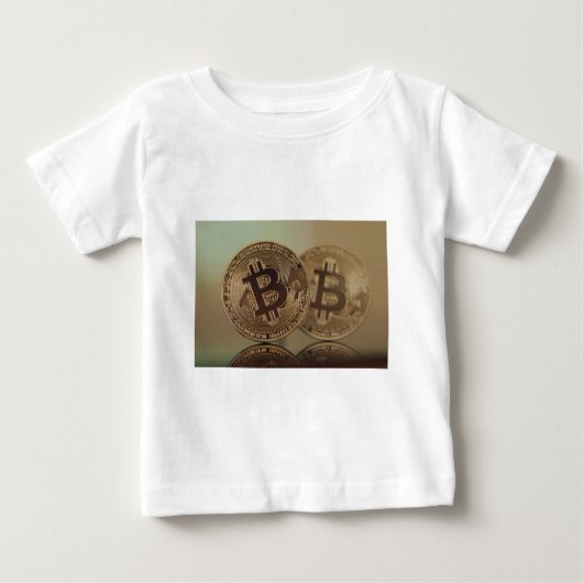 ビットコイン17 ベビーTシャツ (正面)
