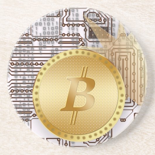 ビットコイン18 コースター (正面)