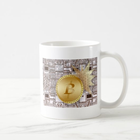 ビットコイン18 コーヒーマグカップ (右)