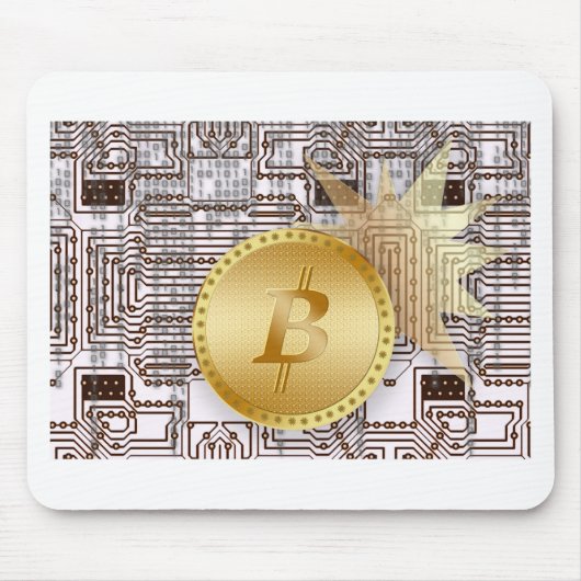 ビットコイン18 マウスパッド (正面)