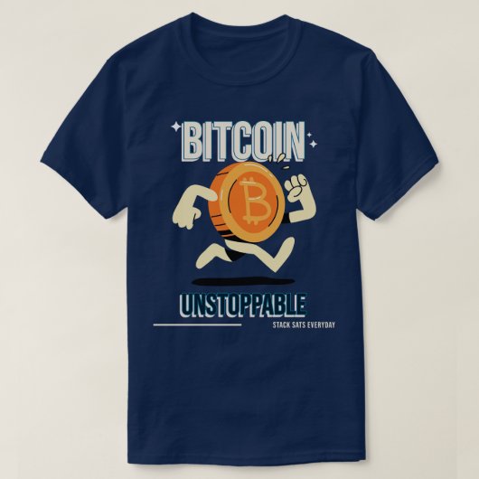 ビットコイン1 Tシャツ (デザイン正面)