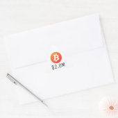 ビットコイン200万ドル（2.0Mドル）200万 三角形シール (封筒)