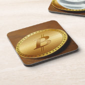 ビットコイン2 コースター (左側)