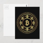 ビットコイン2 ポストカード (正面/裏面)