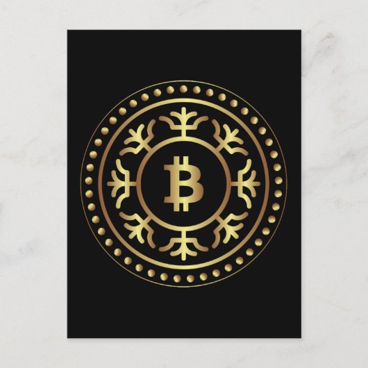 ビットコイン2 ポストカード (正面)