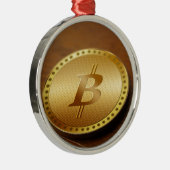 ビットコイン2 メタルオーナメント (右)