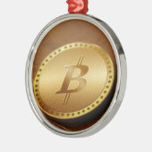 ビットコイン2 メタルオーナメント (左)