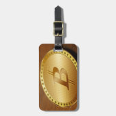 ビットコイン2 ラゲッジタグ (正面縦)