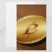 ビットコイン2 便箋 (正面/裏面)
