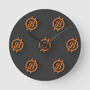 ビットコイン3 ラウンド壁時計