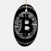ビットコイン4 セラミックオーナメント (右)