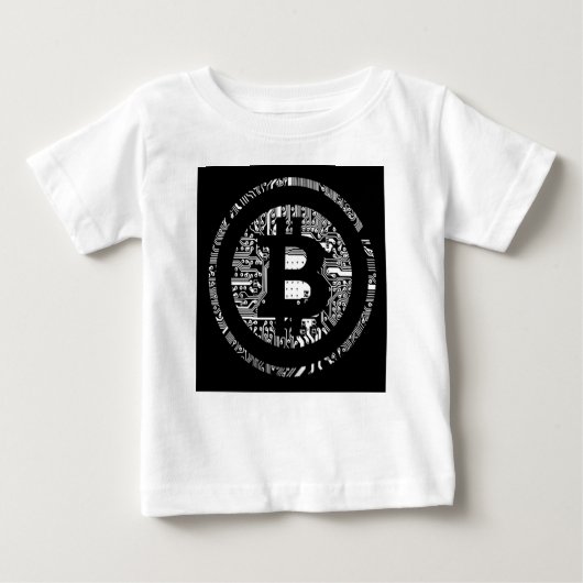 ビットコイン4 ベビーTシャツ (正面)