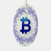 ビットコイン5 セラミックオーナメント (右)