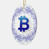 ビットコイン5 セラミックオーナメント (左)