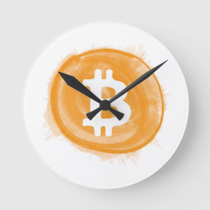 ビットコイン6 ラウンド壁時計