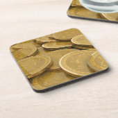 ビットコイン7 コースター (左側)