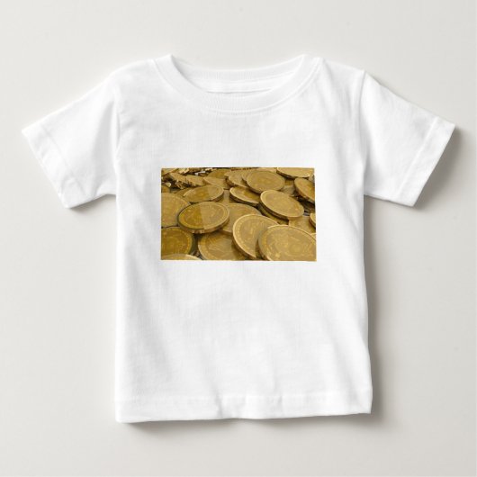 ビットコイン7 ベビーTシャツ (正面)
