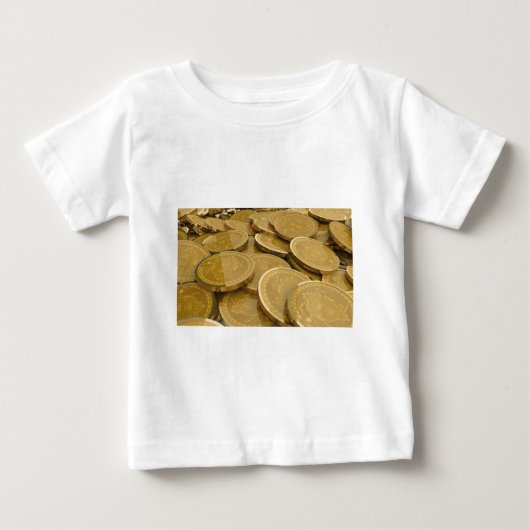 ビットコイン7 ベビーTシャツ (正面)