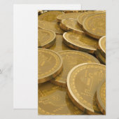 ビットコイン7 便箋 (正面/裏面)