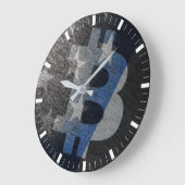 ビットコイン アメリカ ₿ ラージ壁時計 (傾斜)