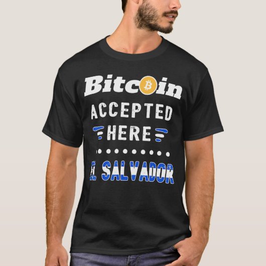 ビットコイン エルサルバドル 仮想通貨 Crypto Btc 合法 Tシャツ (正面)