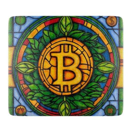 ビットコイン カッティングボード (正面)