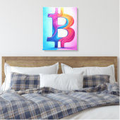 ビットコイン キャンバスプリント (インサイチュ (寝室))