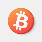 ビットコイン（クラシックオレンジ） マグネット (正面)