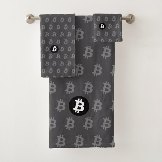 ビットコイン グレー バスタオルセット (インサイチュ)