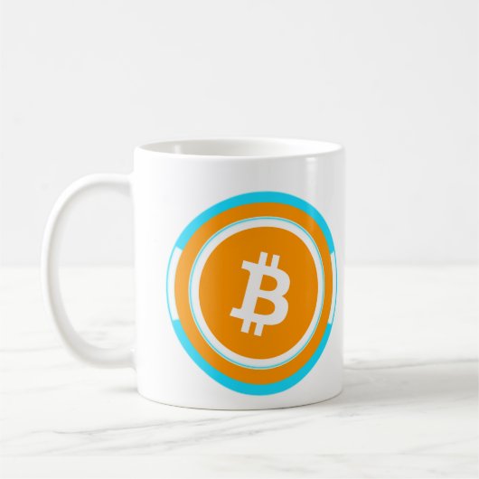 ビットコイン コーヒーマグカップ (左)
