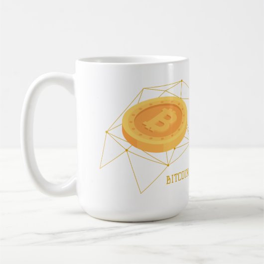 ビットコイン コーヒーマグカップ (左)
