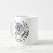 ビットコイン コーヒーマグカップ (正面左)