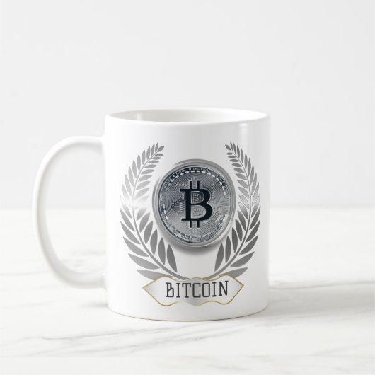 ビットコイン コーヒーマグカップ (左)
