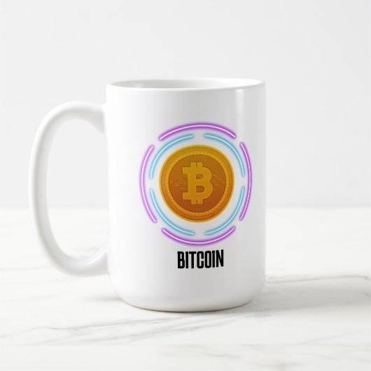 ビットコイン コーヒーマグカップ (左)