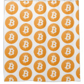 ビットコイン シャワーカーテン (正面)