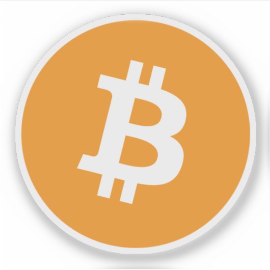 ビットコイン シール (正面)