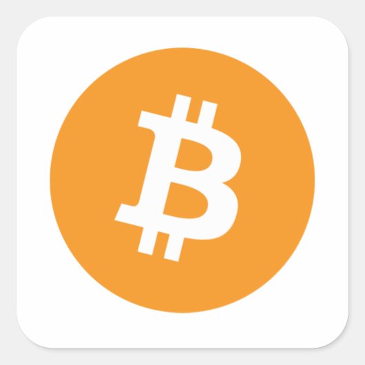 ビットコイン スクエアシール (正面)