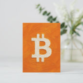 ビットコイン・スタンダード (油絵、スタイル: 1) ポストカード (スタンド正面)