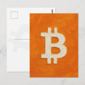 ビットコイン・スタンダード (油絵、スタイル: 1) ポストカード (正面/裏面)