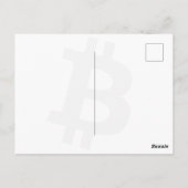 ビットコイン・スタンダード (油絵、スタイル: 2) ポストカード (裏面)
