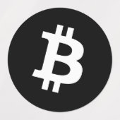 ビットコイン ステッカー シート ラベル (デザイン2)